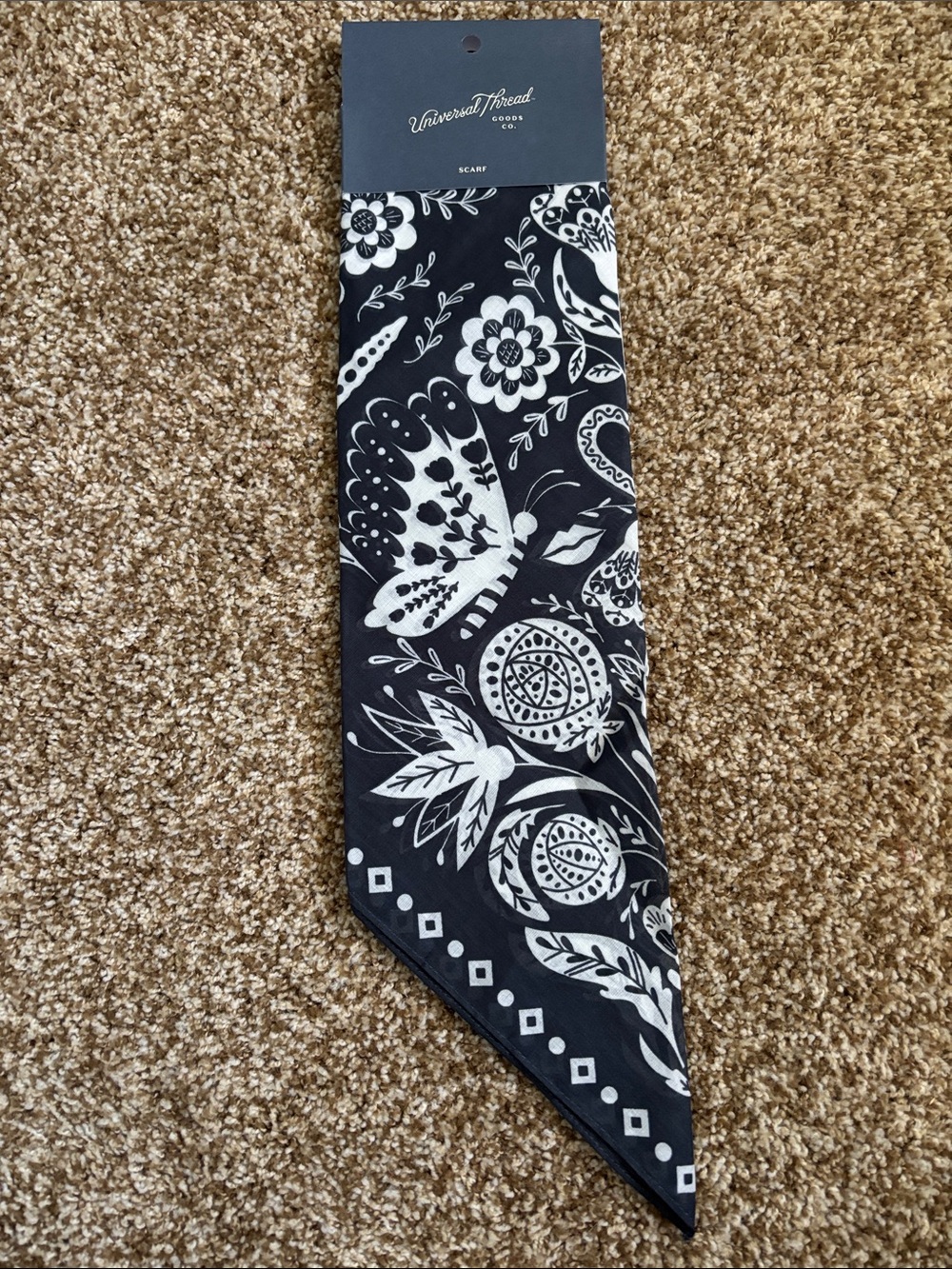 NWT || Universal Thread || Navy Cotton Classic Bandana OS